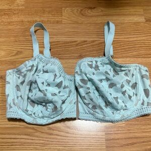 Third Love Cotton Lace Demi Bra 36G